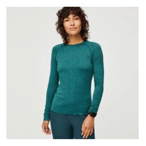 FIGS Salta performance under scrub. Caribbean Blue. Size S.